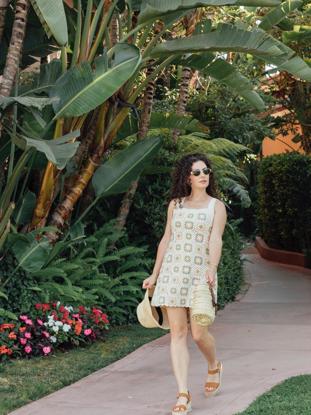 Sézane Anatolie Organic Cotton Crochet Short Dress XS - Picture 7 of 8